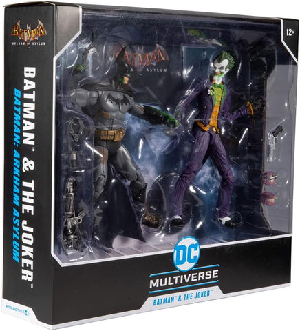 DC Multiverse Batman vs Joker (Arkham Asylum)