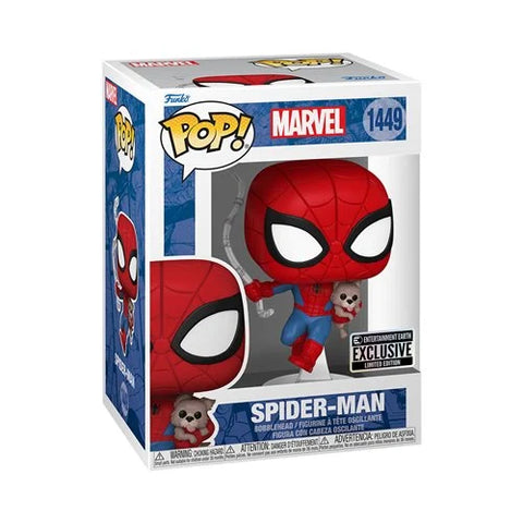 Funko Pop! Vinyl Marvel 1449 Spider-Man with Sandwich the Dog (Exclusive)