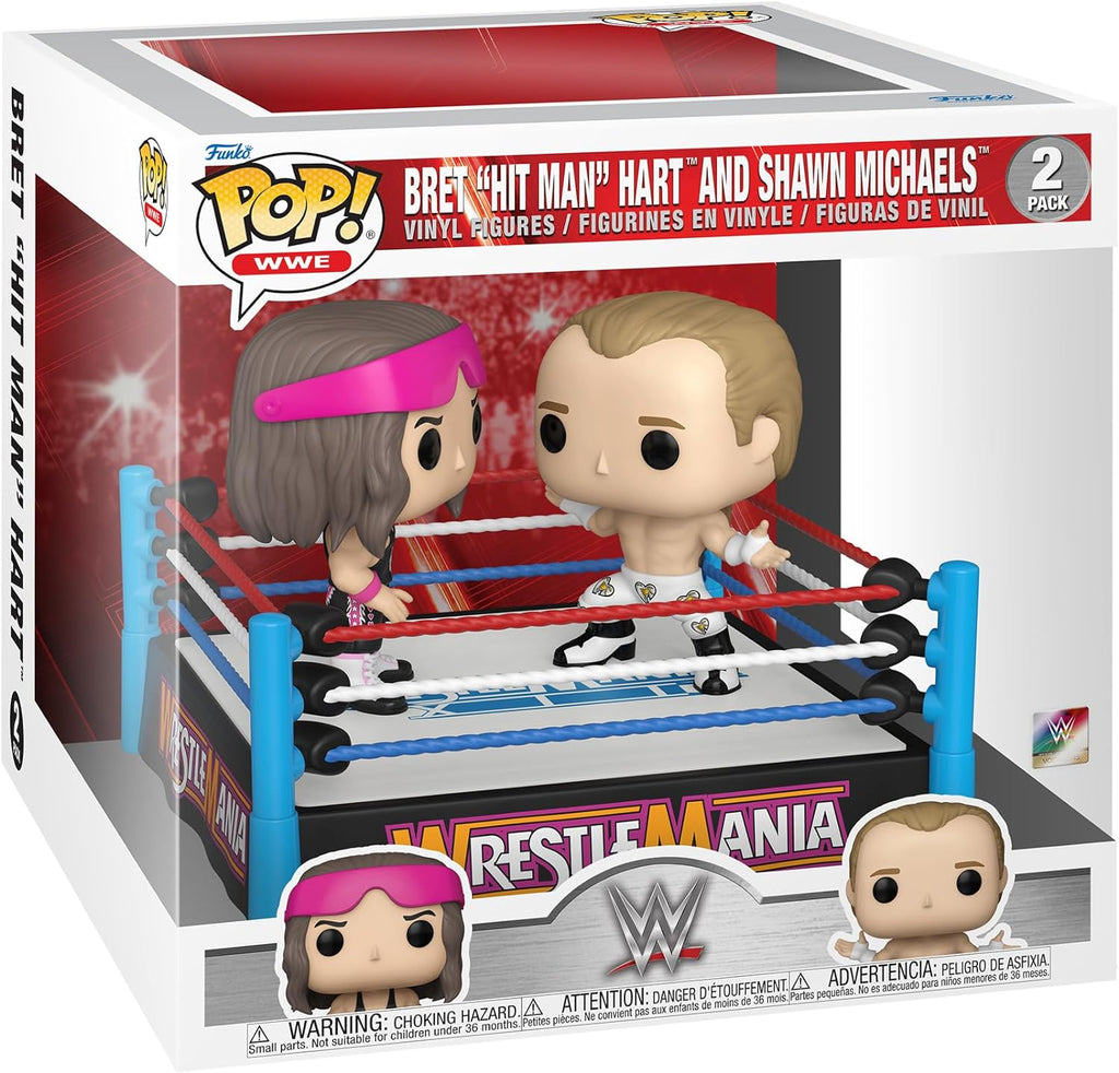 Funko Pop! Vinyl WWE Pop Moment Bret Hart vs Shawn Michaels