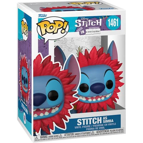 Funko Pop! Vinyl Disney 1461 Stitch as Simba