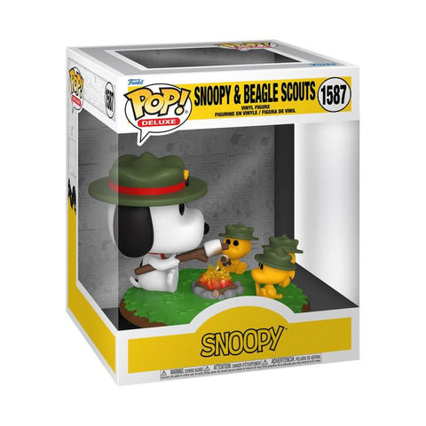 Funko Pop! Vinyl Deluxe Peanuts 1587 Snoopy and Beagle Scouts