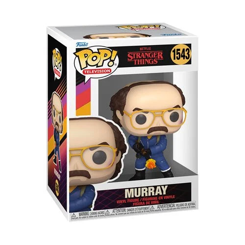 Funko Pop! Vinyl Stranger Things 1543 Season 4 Murray with Flamethrower