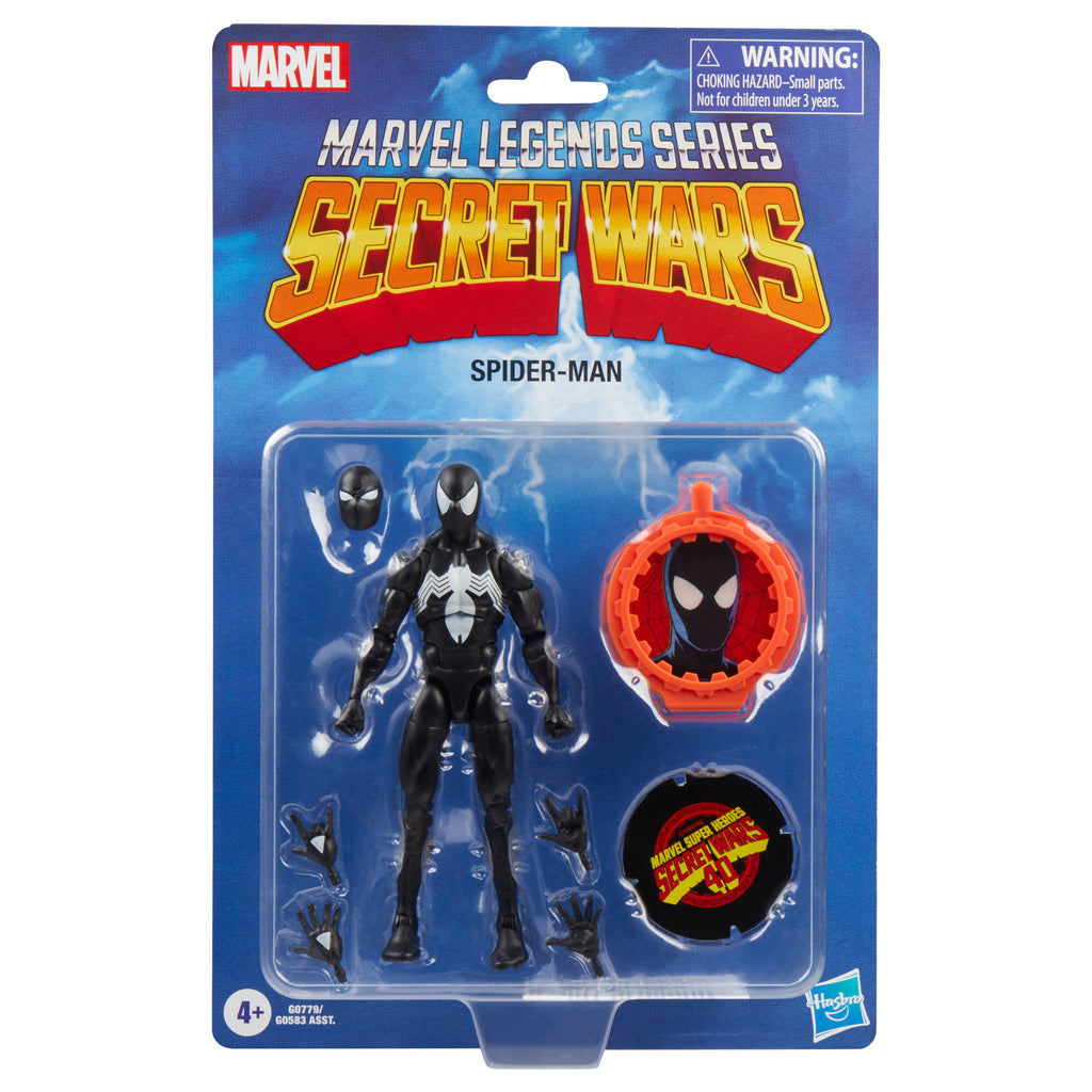 Marvel Legends Retro Secret Wars Spider-man (Black Costume)