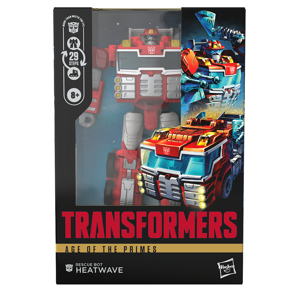 Transformers Age of the Primes Voyager Class Heat Wave (Rescue Bots)