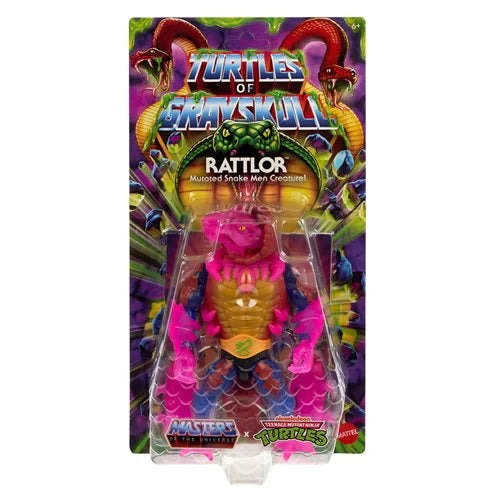 Masters of the Universe Turtles of Grayskull Rattlor