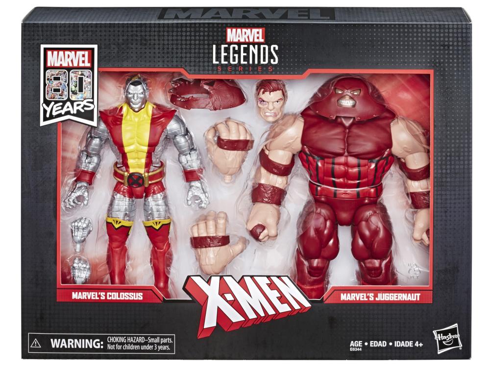 Marvel Legends 80th Anniversary Colussus vs Juggernaut 2 pack