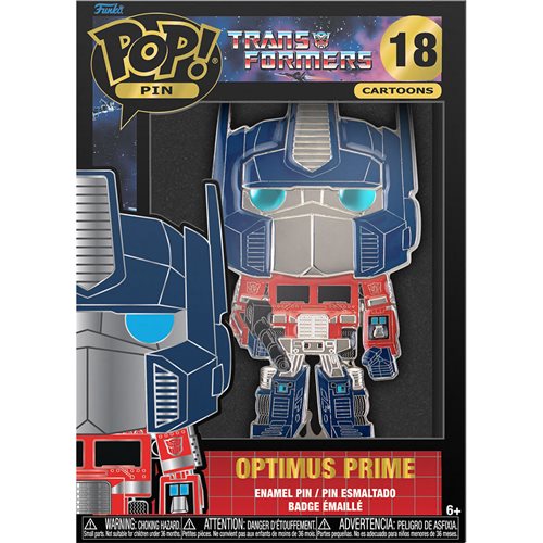 Funko Pop! Sized Pin Transformers #18 Optimus Prime