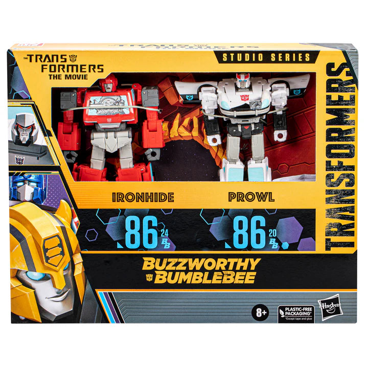 Transformers Buzzworthy Bumblebee SS86-24 Ironhide and SS86-20 Prowl 2 pack