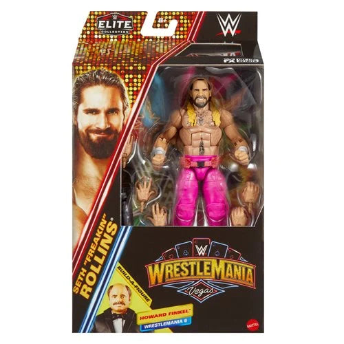 WWE Wrestlemania Elite 2025 Collection Seth Rollins (Howard Finkel BAF