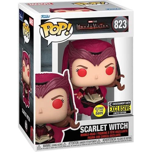 Funko Pop! Vinyl Marvel WandaVision 823 Scarlet Witch (Glow in the Dark) (Exclusive)